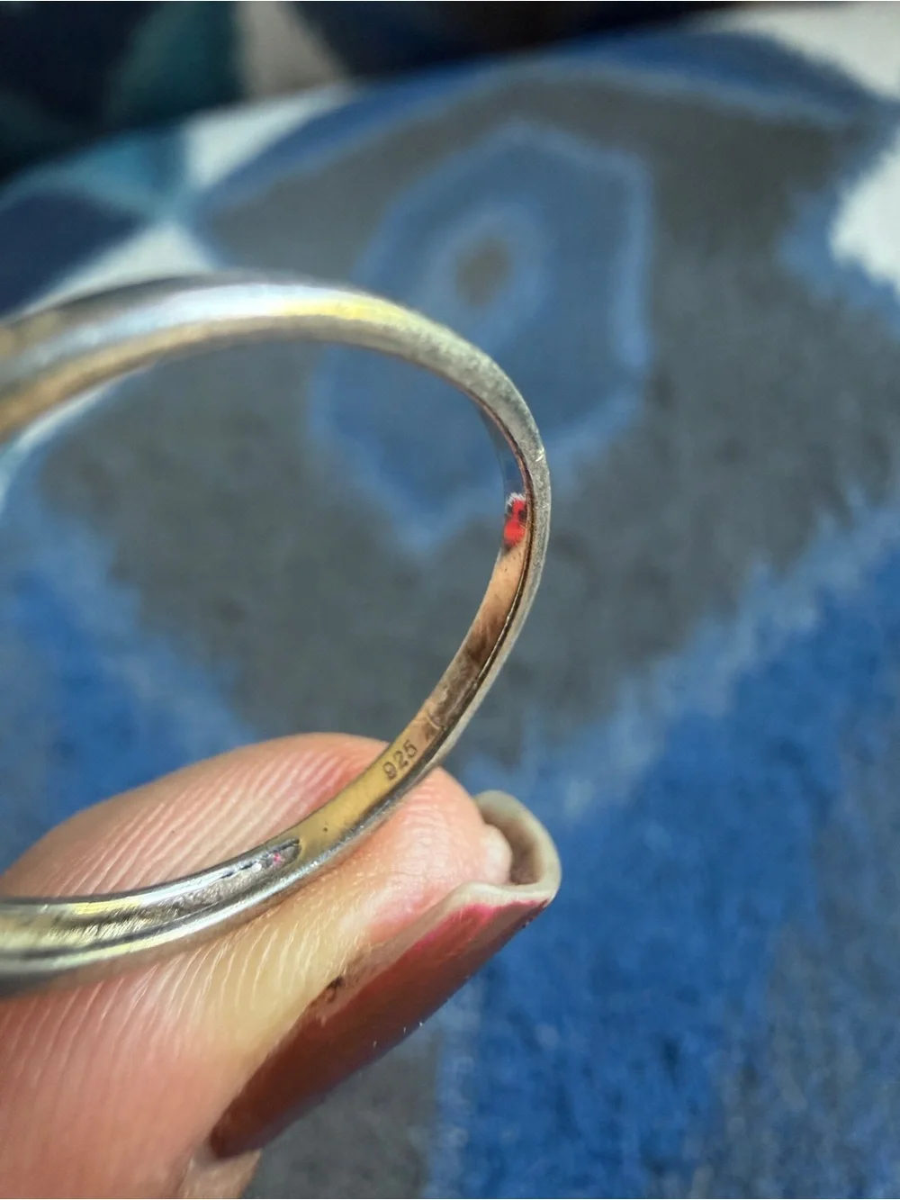 Delicate Heart Silver Ring — Unbranded